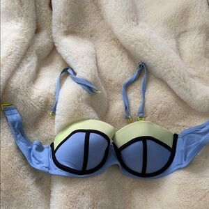 Victoria's Secret Light Blue Bikini Top